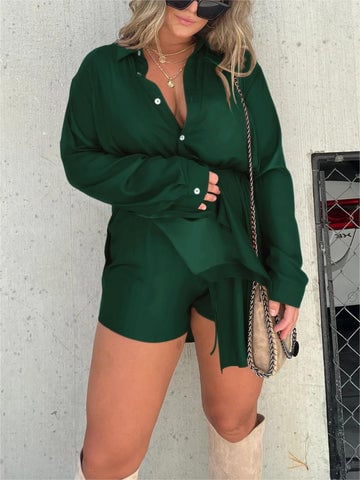 Classic Hue Long Sleeve Dress