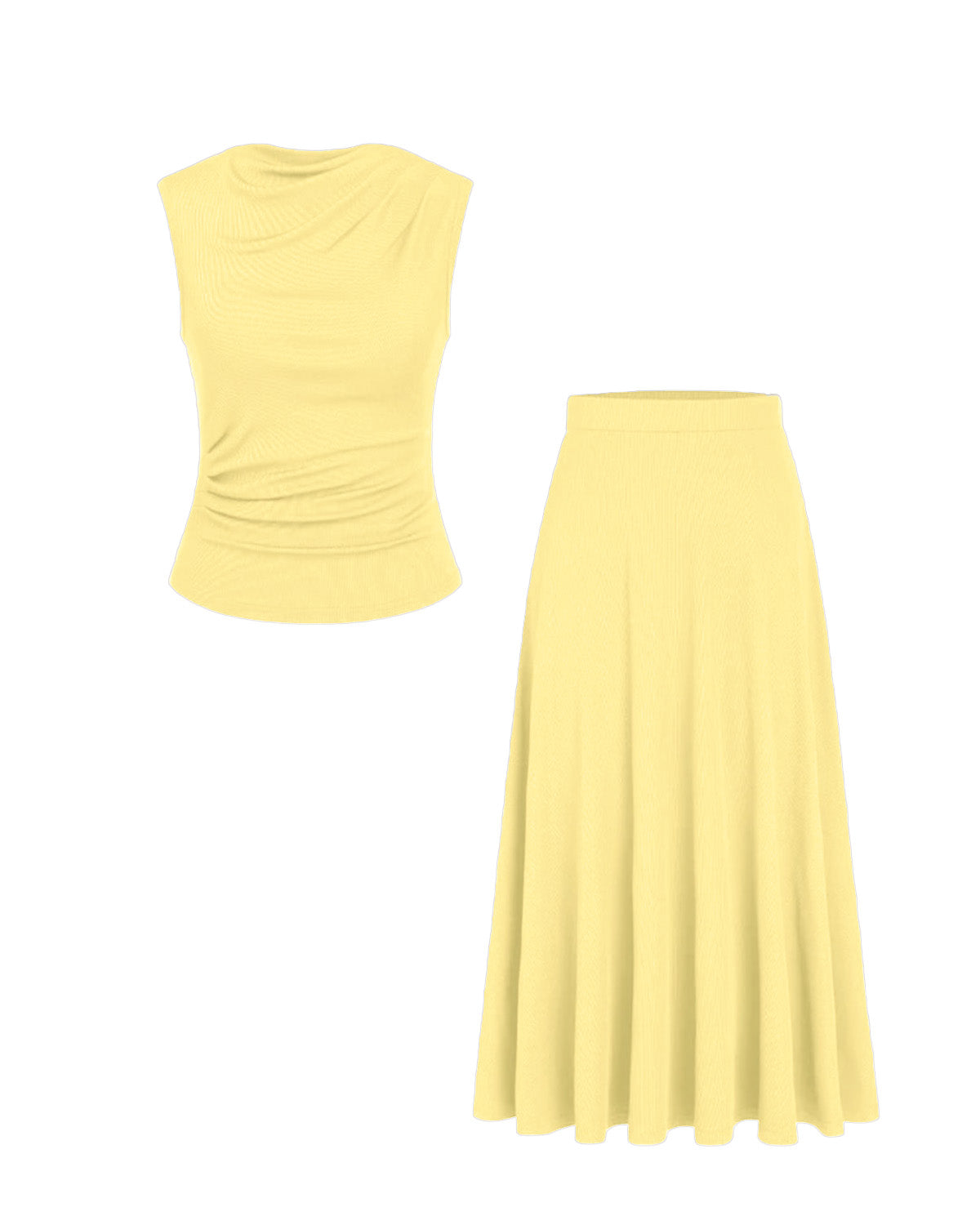 Butter Yellow Co-ord Set