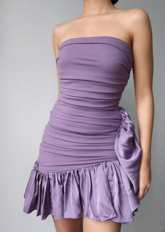 Morgan Dress Purple - Mauve