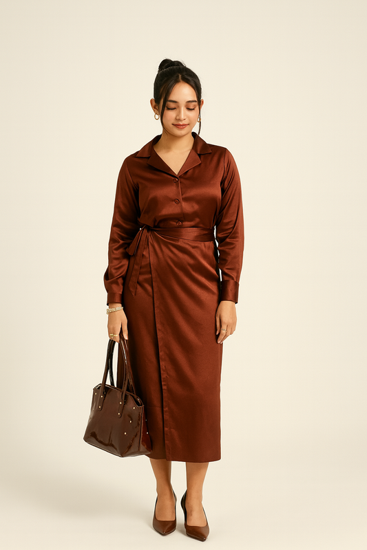 Brown Babe Co-Ord  Set