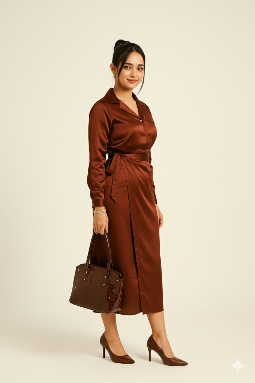 Brown Babe Co-Ord  Set