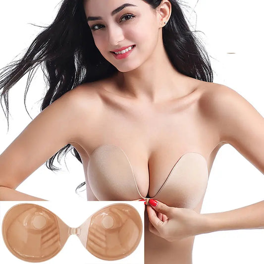 Strapless Invisible  Push Up Bra (Buy 1 Get 1)