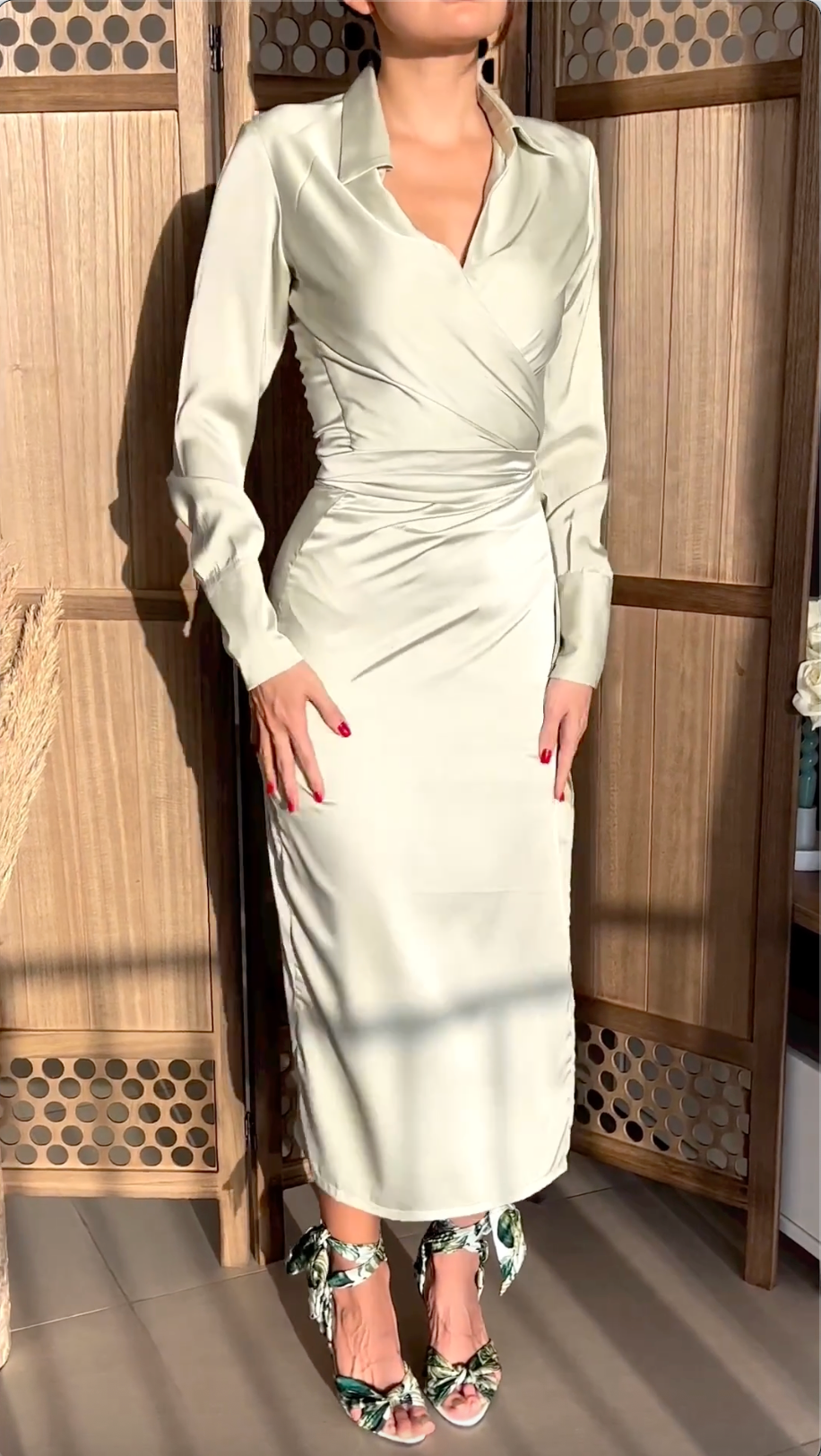 Timeless Wrap Curve Dress Set