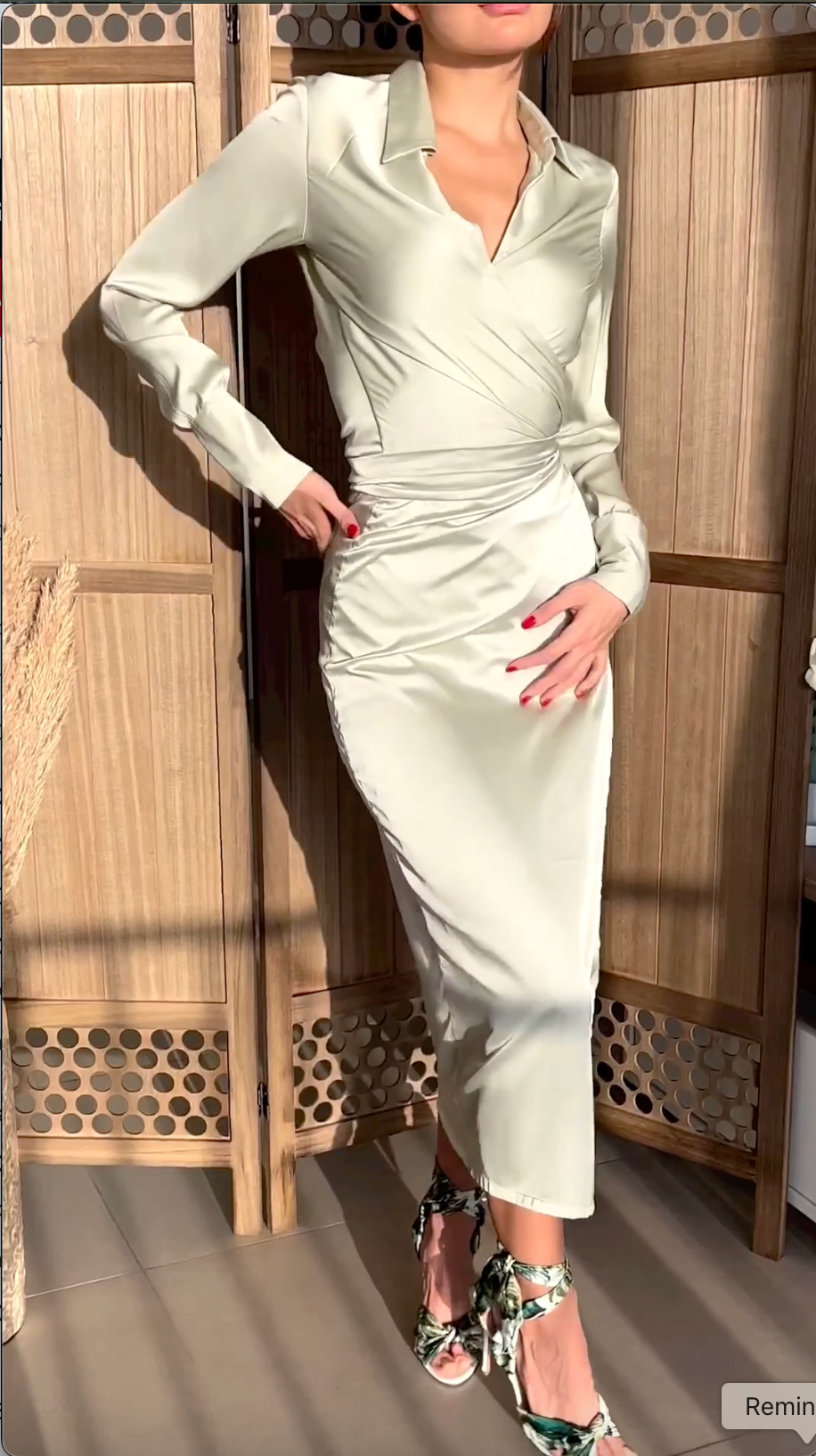 Timeless Wrap Curve Dress Set