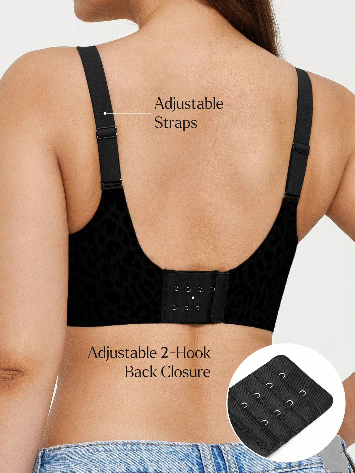 Adjustable Back Hooks and Straps