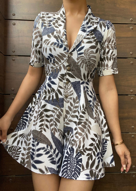 Tropical Safari Romper