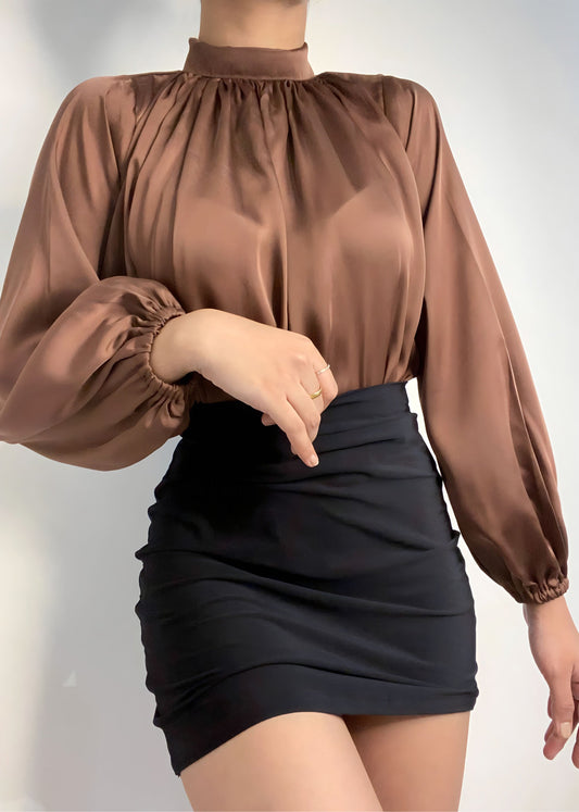 Victoria Satin Blouse