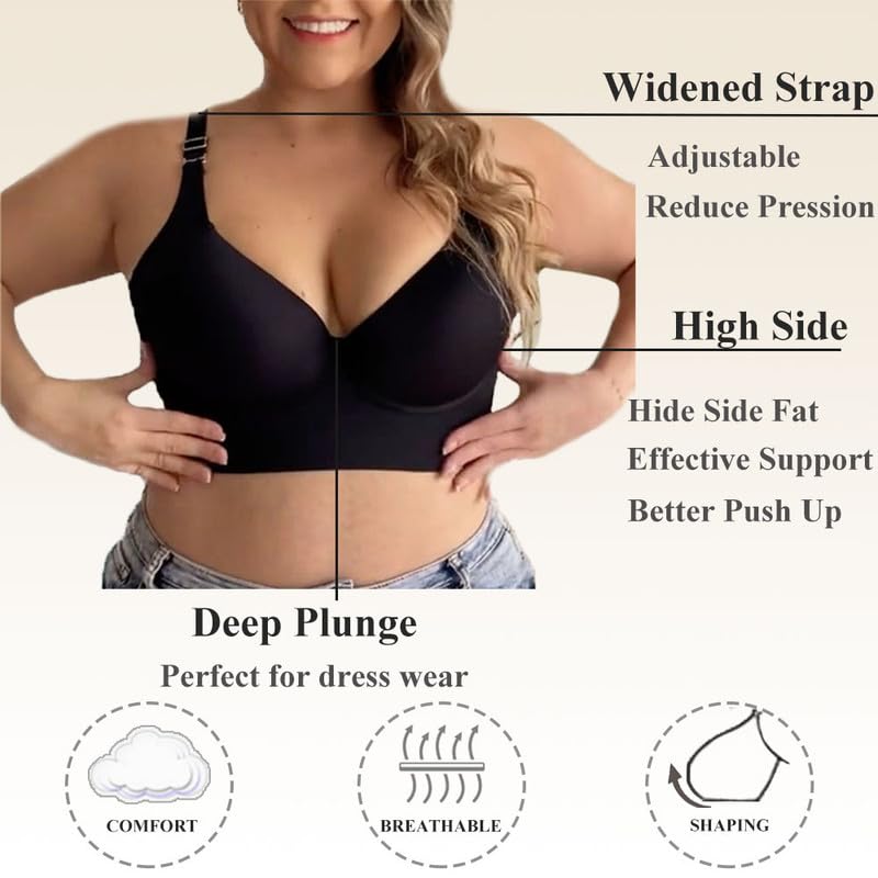 Women's Sculpting Uplift  Deep Cup Bra