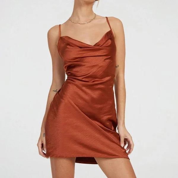 Slip Dress In Satin